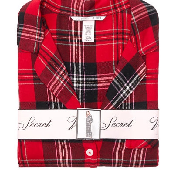 Victoria’s Secret flannel red plaid pajamas set - Picture 6 of 6